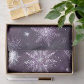 Weihnachtsschneeflocken Schneeflocken Lila Seidenpapier (Geschenk)