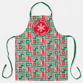 Weihnachtsschneeflocken Schürze