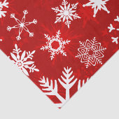 Weihnachtsschneeflocken Seidenpapier (Ausschnitt)