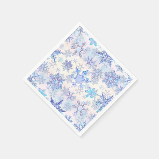 Weihnachtsschneeflocken Serviette (Ecke)