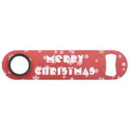Weihnachtsschneeflocken Speed Flaschenöffner