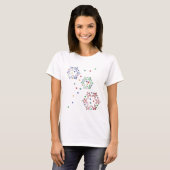 Weihnachtsschneeflocken T-Shirt (Vorne ganz)
