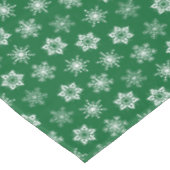 Weihnachtsschneeflocken Tischdecke (Schrägansicht)