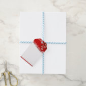 Weihnachtsschneeflocken und Pfefferminzdekoren Geschenkanhänger (Mit Garn)