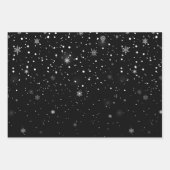 Weihnachtsschneeflocken WRAPPPAPIERSHEETS Geschenkpapier Set (Vorderseite 2)