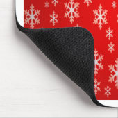 Weihnachtsschneeflockenmuster Mousepad (Ecke)