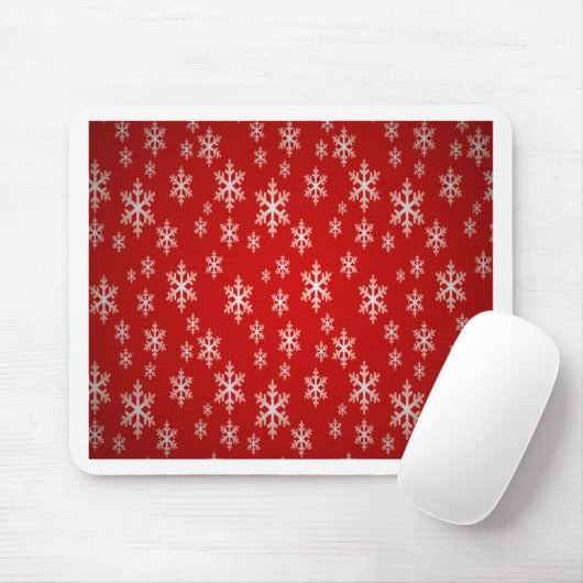 Weihnachtsschneeflockenmuster Mousepad (Mit Mouse)