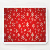 Weihnachtsschneeflockenmuster Mousepad (Vorne)