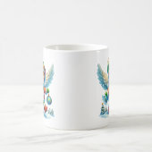 Weihnachtsschneegel Kaffeetasse (Mittel)