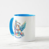 Weihnachtsschneegel Tasse (Vorderseite Links)