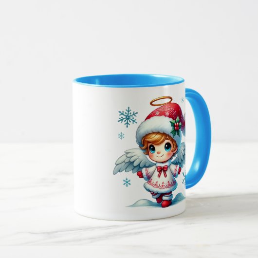 Weihnachtsschneegel Tasse (VorderseiteRechts)