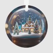 Weihnachtsschneeglobe Ornament (Rückseite)
