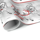 Weihnachtsschneeglocken Geschenkpapier (Rolleneckpunkt)