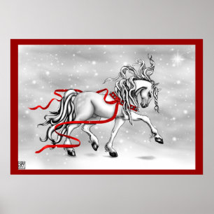 Weihnachtsschneeglocken Poster