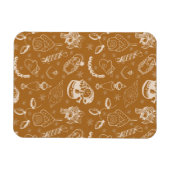 Weihnachtsschneehandgezeichnet Magnet (Horizontal)