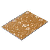 Weihnachtsschneehandgezeichnet Notizblock (Linke Seite)