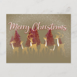 Weihnachtsschneehändler Feiertagspostkarte