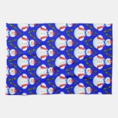 Weihnachtsschneehandtuch Geschirrtuch (Horizontal)