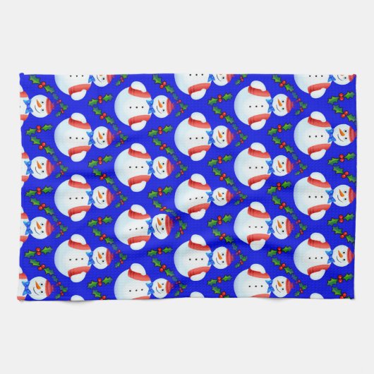 Weihnachtsschneehandtuch Geschirrtuch (Horizontal)