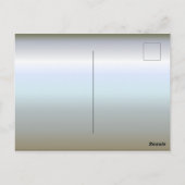 Weihnachtsschneehaus Postkarte (Rückseite)