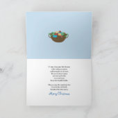 Weihnachtsschneekarren Schneeszene Car Karte (Innenseite)