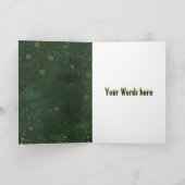 Weihnachtsschneekarte Feiertagskarte (Innenseite)