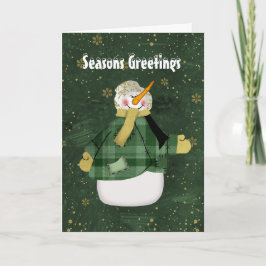 Weihnachtsschneekarte Feiertagskarte