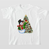 Weihnachtsschneekinder Holiday T - Shirt (Ablage )
