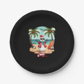 Weihnachtsschneemann (1) pappteller (Vorderseite)