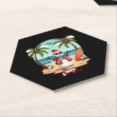 Weihnachtsschneemann (1) untersetzer (angewinkelt)