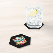 Weihnachtsschneemann (1) untersetzer (Vor Ort)