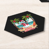 Weihnachtsschneemann (2) untersetzer (angewinkelt)