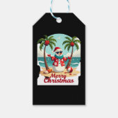 Weihnachtsschneemann (3) geschenkanhänger (Vorderseite)