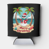 Weihnachtsschneemann (4) dosenkühler (Vorderseite)