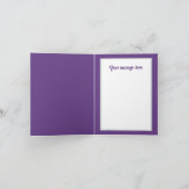 Weihnachtsschneemann anpassbar feiertagskarte (Innenseite)