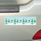 Weihnachtsschneemann Autoaufkleber (Auf Auto)