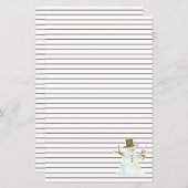 Weihnachtsschneemann Brown Linde Personalisierter (Vorne/Hinten)