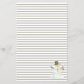 Weihnachtsschneemann Brown Linde Personalisierter (Vorderseite)