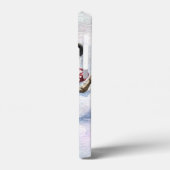 Weihnachtsschneemann Case-Mate iPhone Hülle (Rückseite / Links)