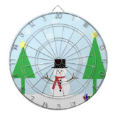 Weihnachtsschneemann Dartscheibe (vorne)