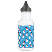 Weihnachtsschneemann Edelstahlflasche (Links)