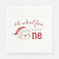 Weihnachtsschneemann Erster Geburtstag