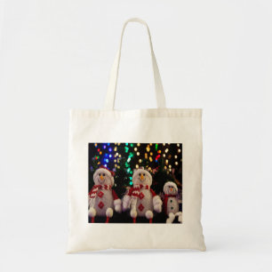 Weihnachtsschneemann Familienschmuck Foto Tasche
