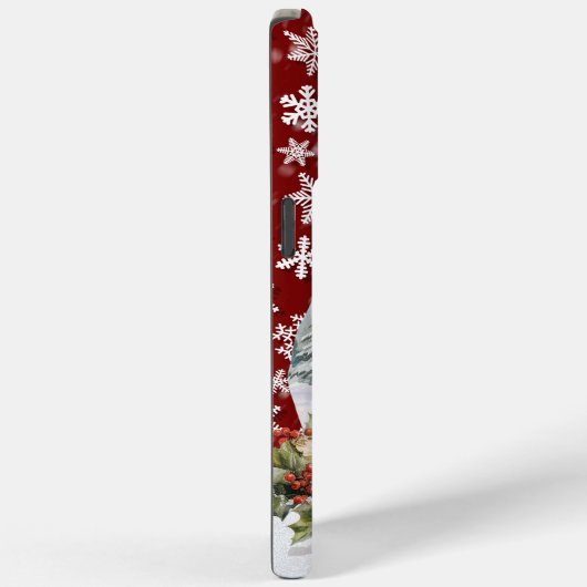 Weihnachtsschneemann Feiertag Case-Mate iPhone Hülle (Rückseite / Rechts)