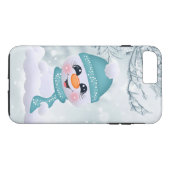 WeihnachtsSchneemann-Feiertag festliches iPhone Case-Mate iPhone Hülle (Rückseite (Horizontal))