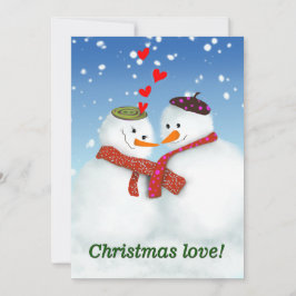 Weihnachtsschneemann Feiertagskarte