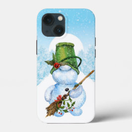 Weihnachtsschneemann Festtage Case-Mate iPhone Hülle