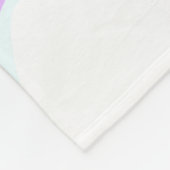 Weihnachtsschneemann Fleecedecke (Ecke)