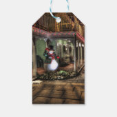 Weihnachtsschneemann Geschenkanhänger (Rückseite)