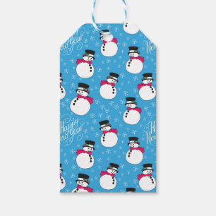 Weihnachtsschneemann Geschenkanhänger